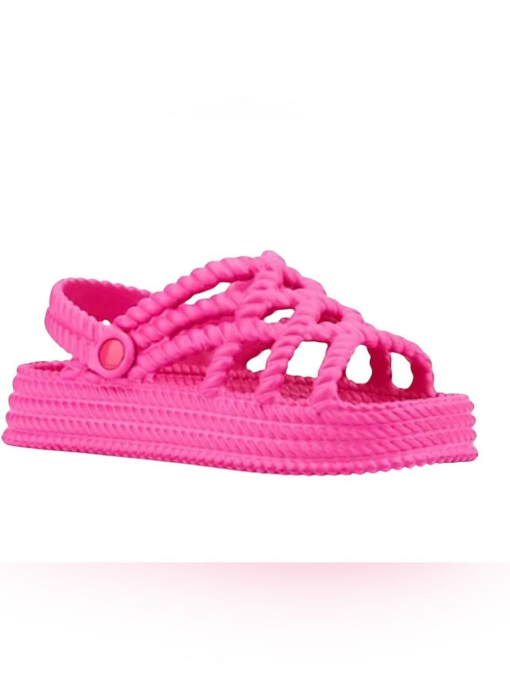 Olivia Miller Pink Platform Sandals(Size 8)